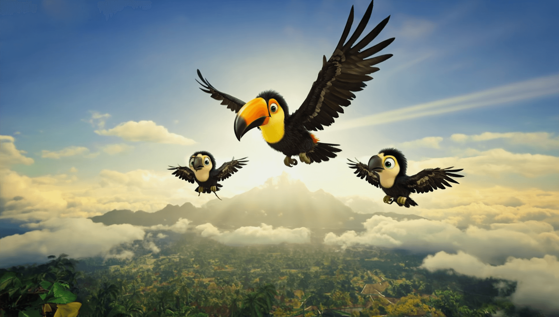 Rio The Energetic Baby Toucan