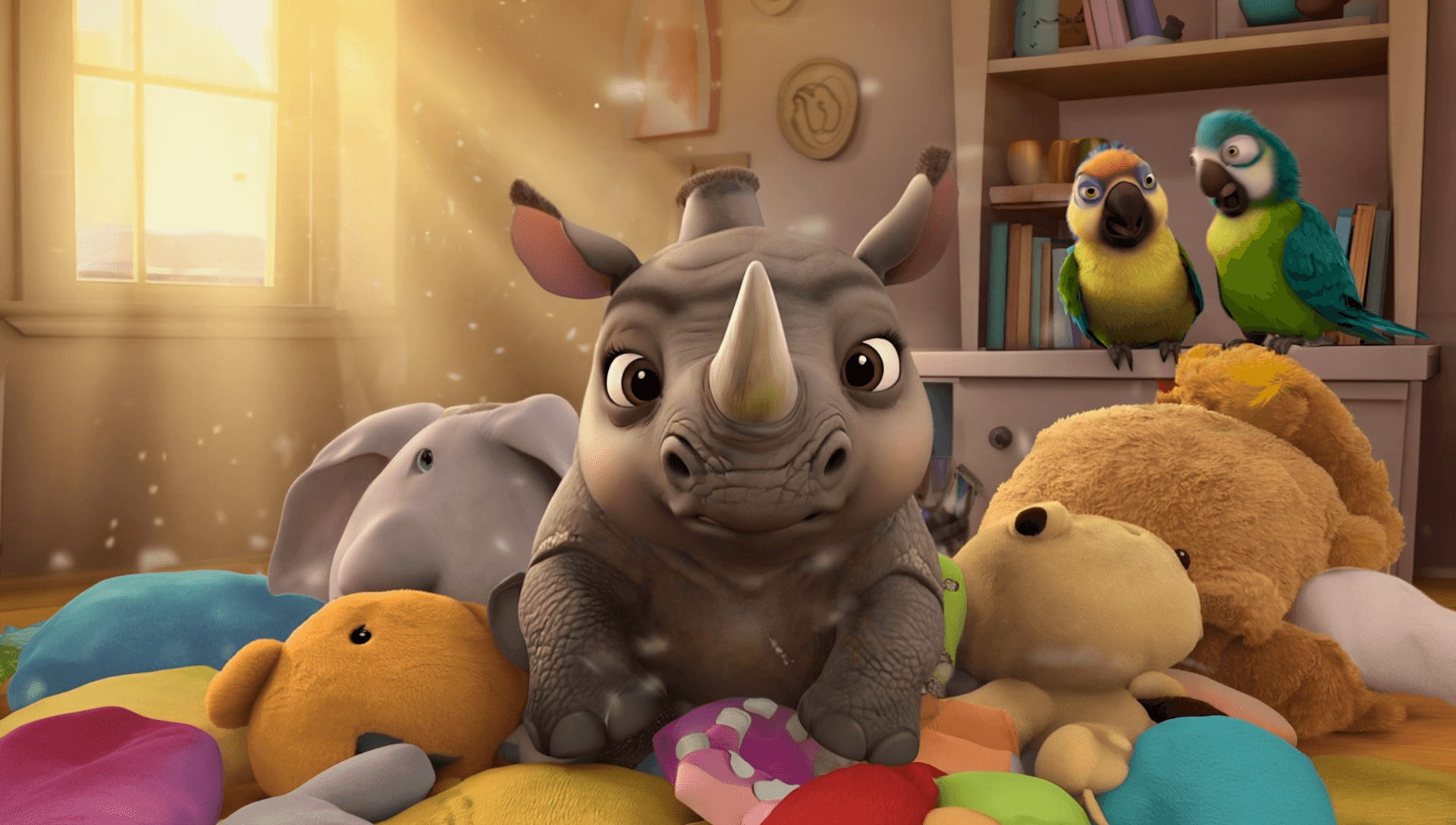 Tinyhorn The Playful Baby Rhino