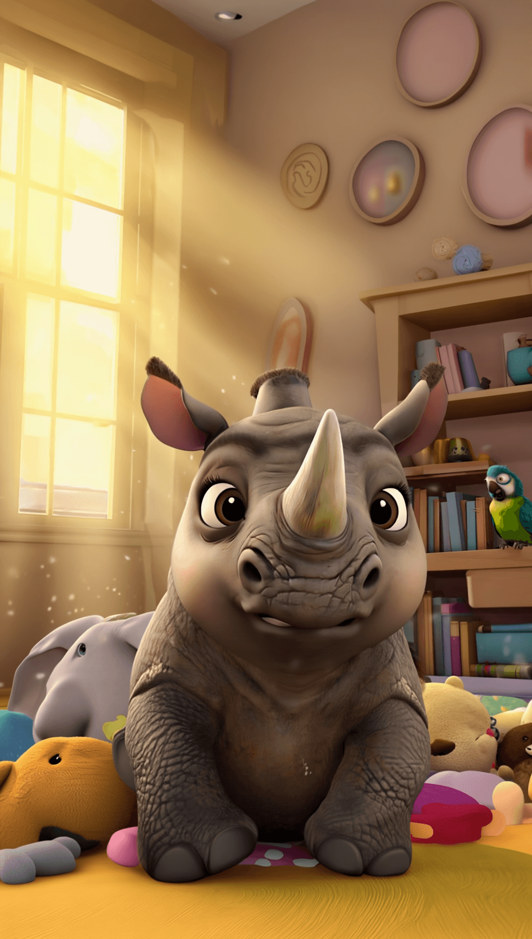 Tinyhorn The Playful Baby Rhino